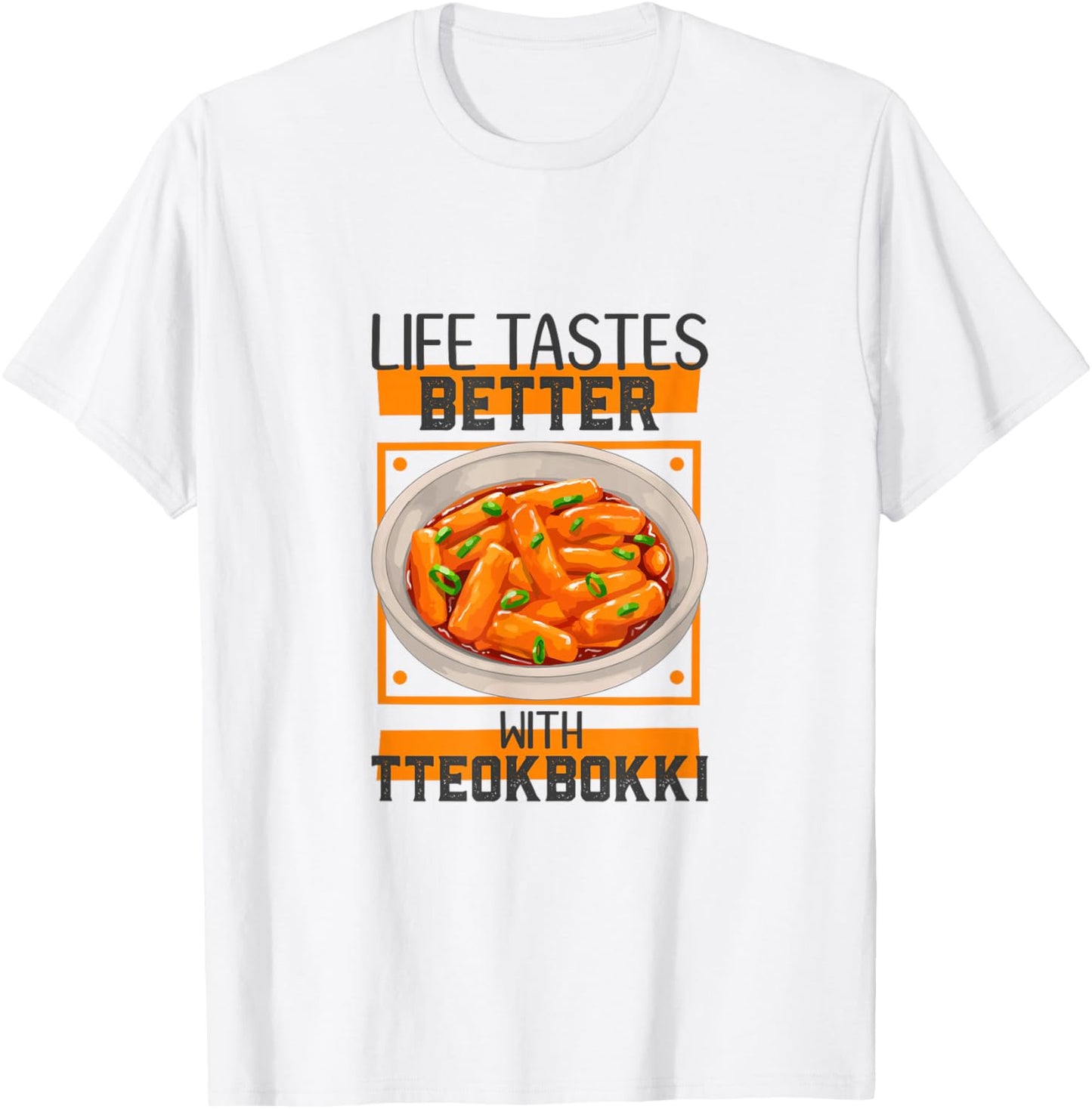 I love Tteokbokki T-Shirt - T-Shirt | White