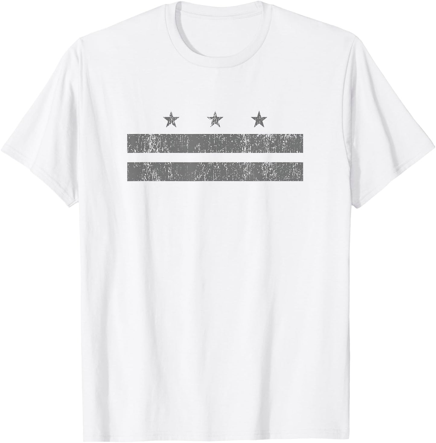Vintage Washington DC District Retro Columbia Flag Shirt Men T-Shirt - T-Shirt | White