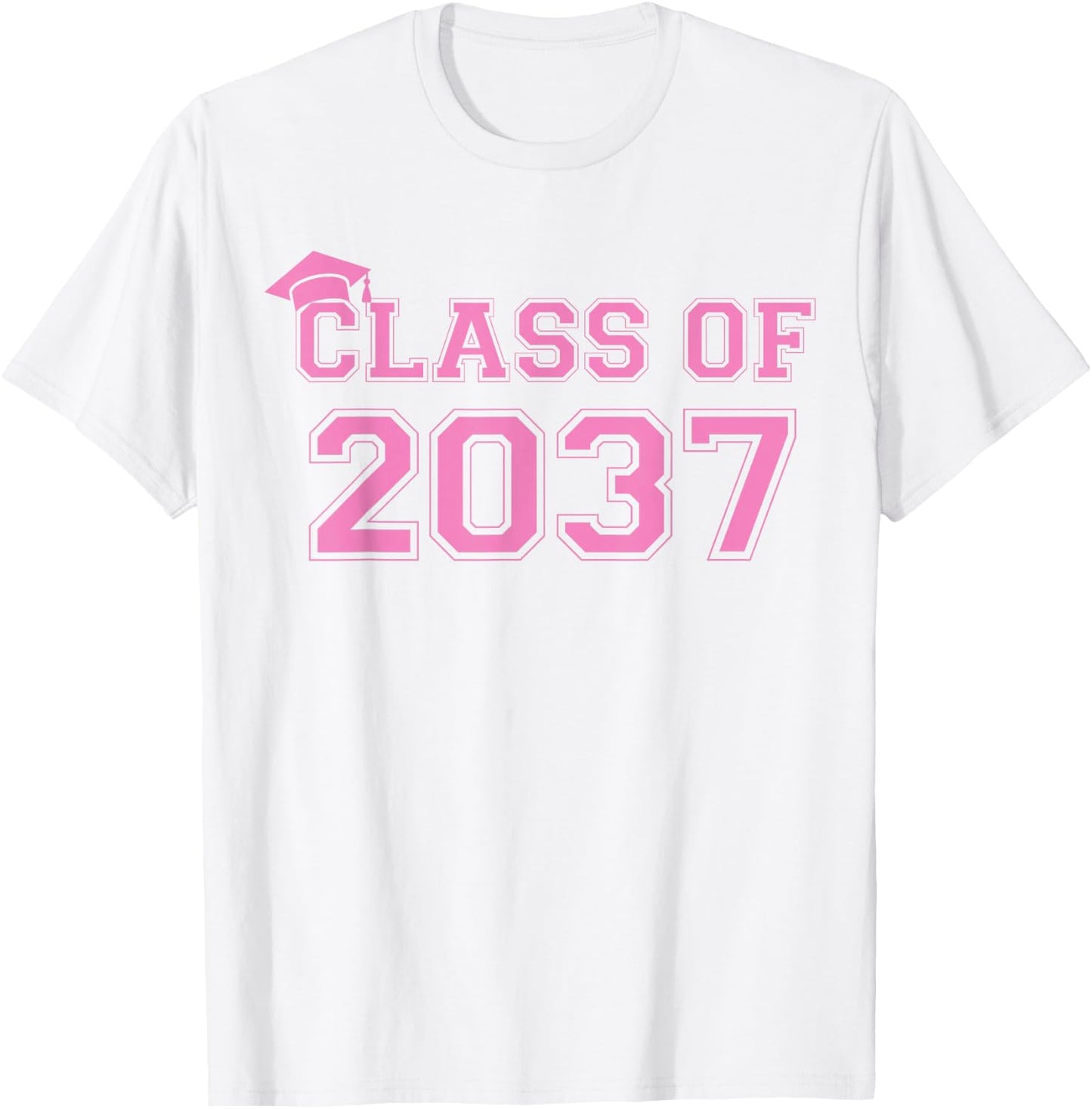 Class Of 2037 Kindergarten Back to School 2037 Graduation T-Shirt - T-Shirt | White
