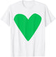Green Heart Pink T-Shirt - T-Shirt | White