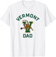 University of Vermont Catamounts Arched Dad T-Shirt - T-Shirt | White