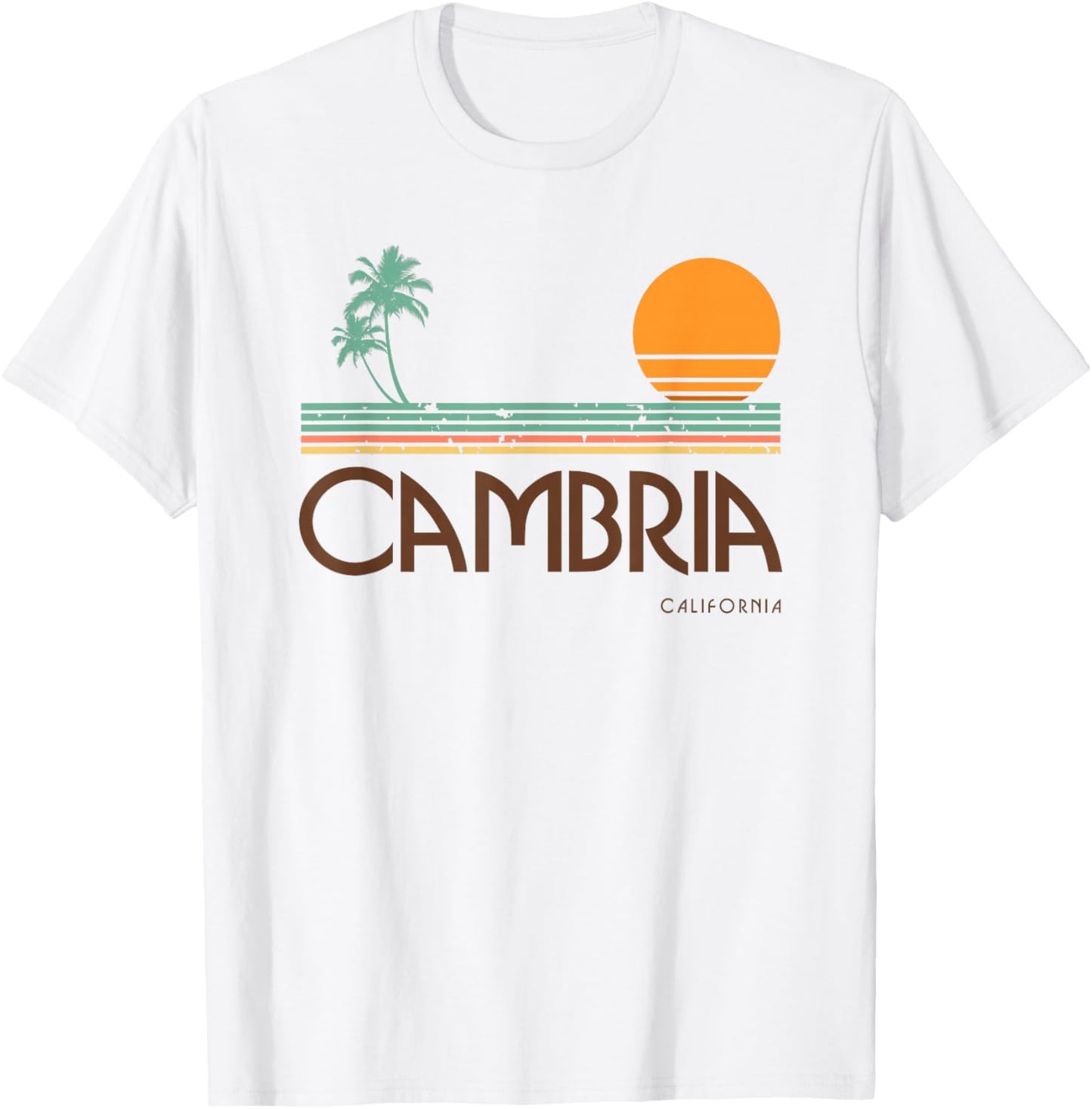 Vintage Cambria California T-Shirt - T-Shirt | White