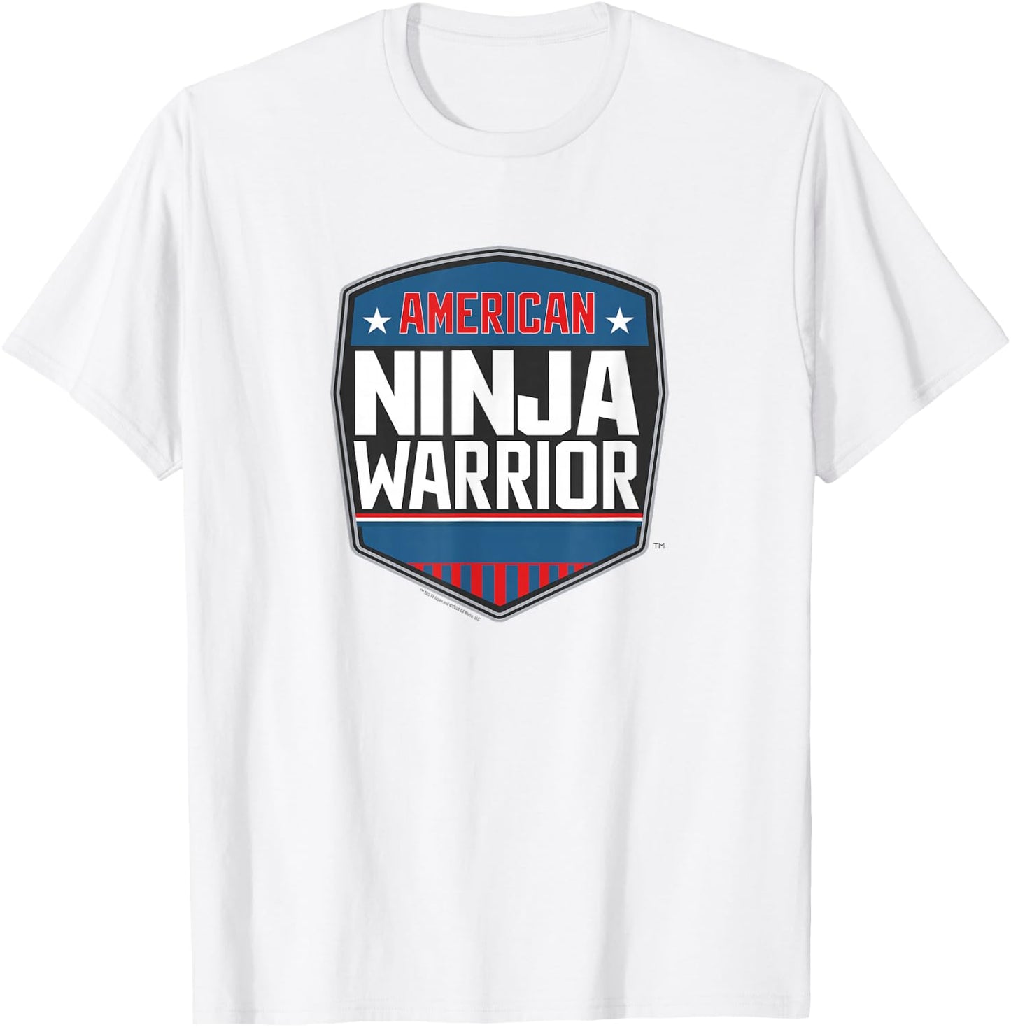 American Ninja Warrior Logo Standard T-Shirt - T-Shirt | White