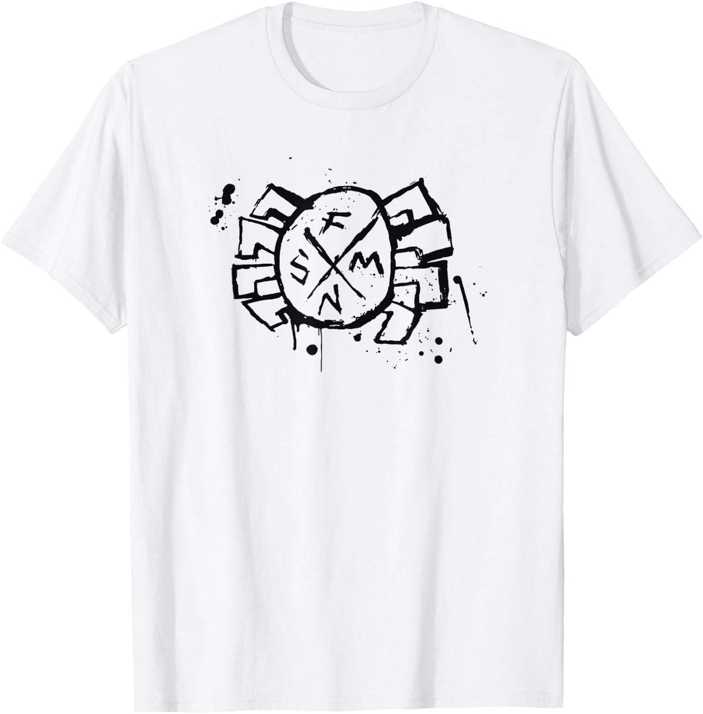 Marvel Spider-Man Across The Spider-Verse Part 1 Punk Logo T-Shirt - T-Shirt | White