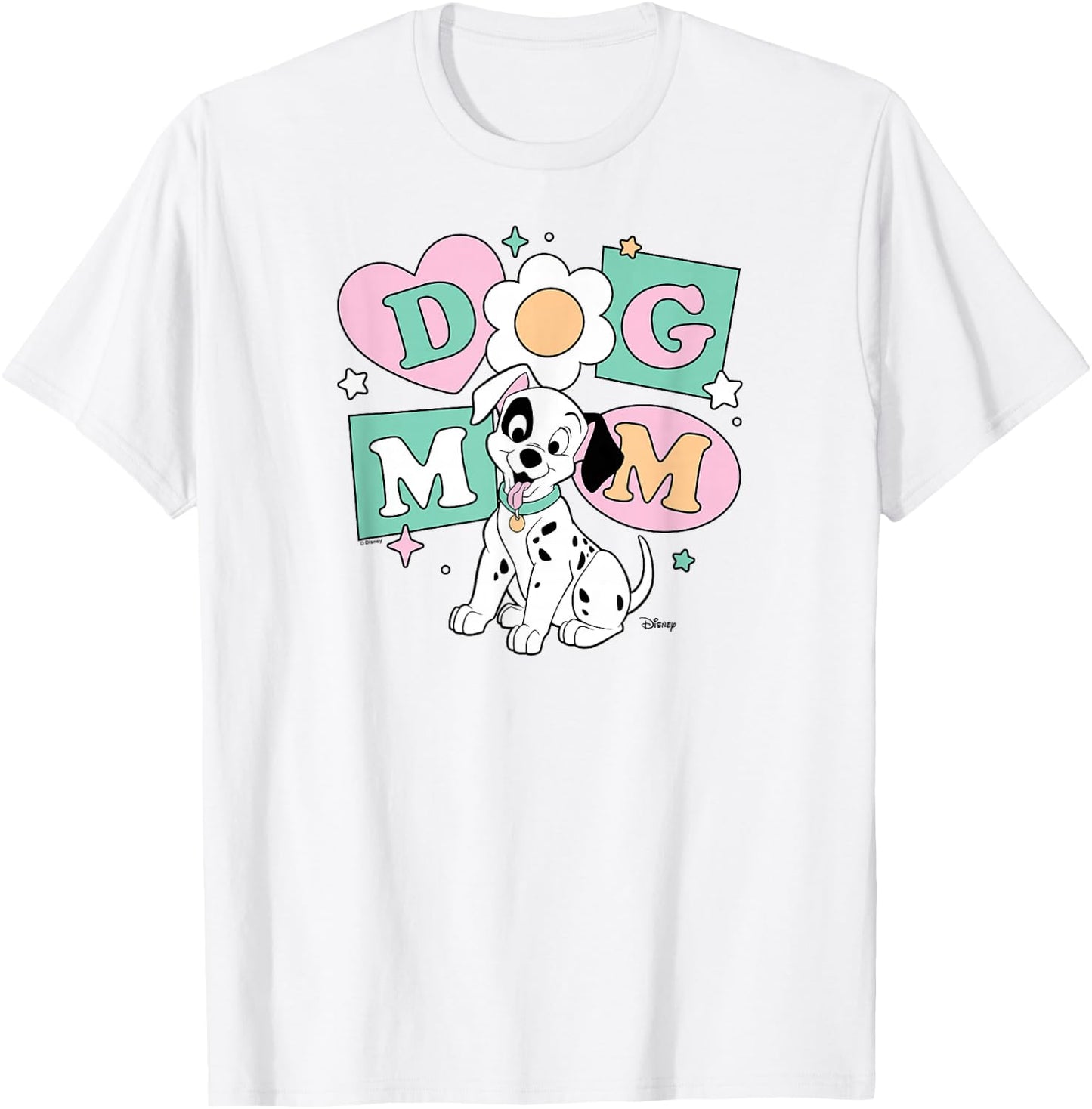 101 Dalmatians - Spot The Puppy Dog Mom T-Shirt - T-Shirt | White