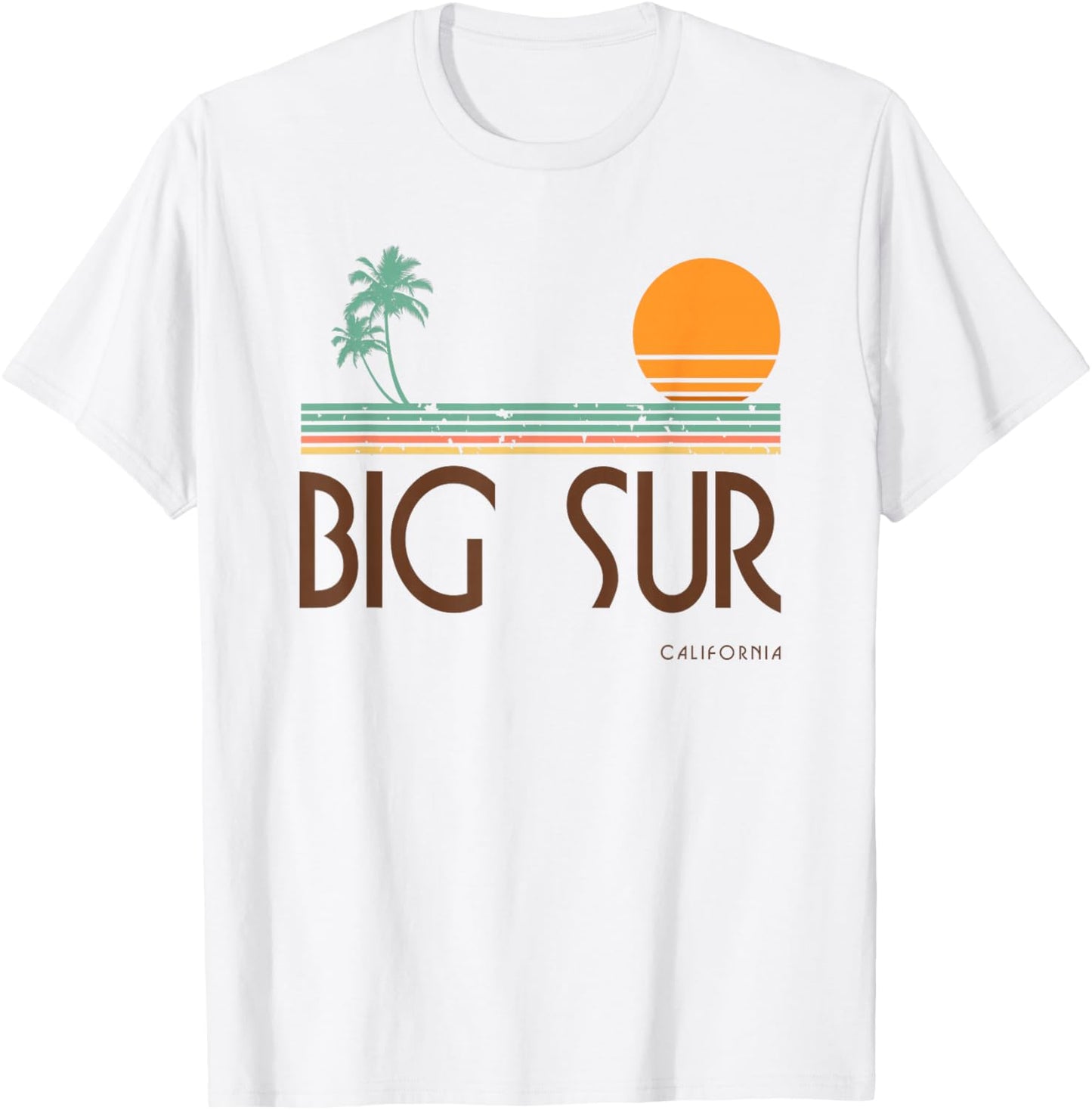 Vintage Big Sur California T-Shirt - T-Shirt | White