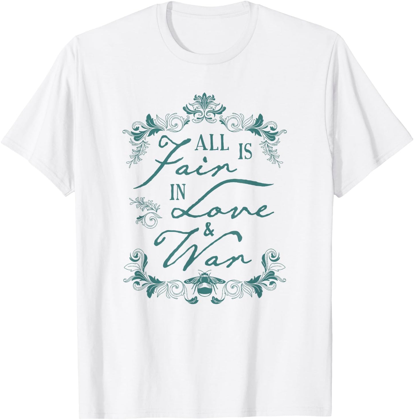 Bridgerton All Is Fair In Love & War T-Shirt - T-Shirt | White