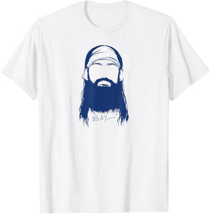 Brandon Marsh - Philly Beard (Red) - Philadelphia Baseball T-Shirt - T-Shirt | White