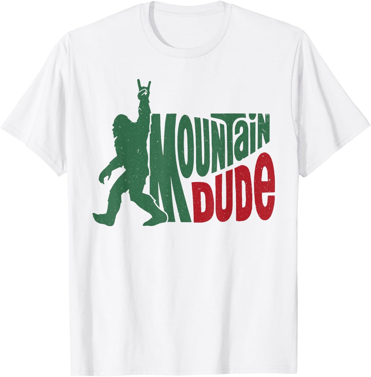 Bigfoot Mountain Dude T-Shirt - T-Shirt | White