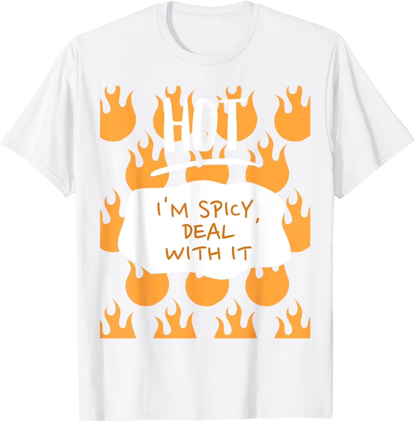 Hot Hot Sauce Packet Group Halloween Costume Matching T-Shirt - T-Shirt | White