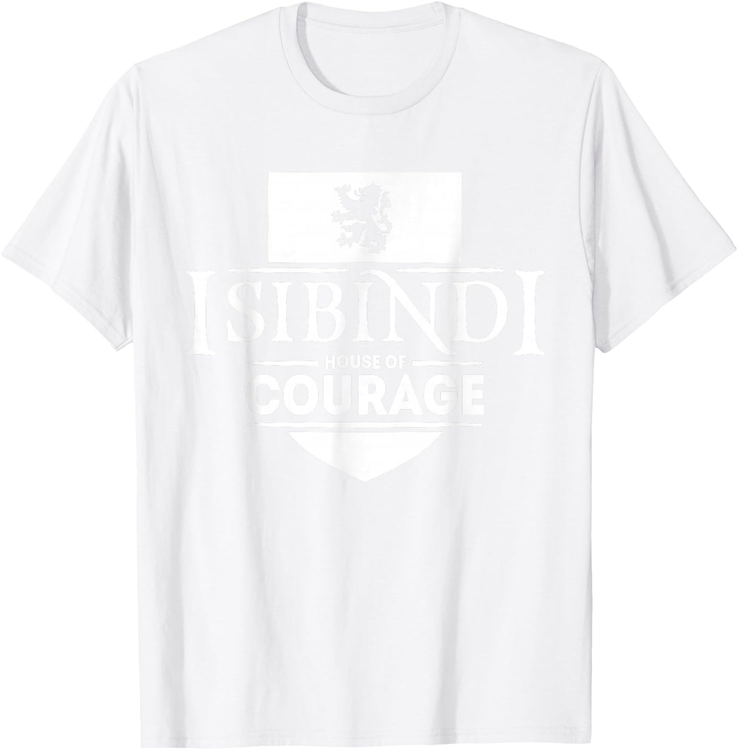 Isibindi Courage, School Spirit Courageous, Green T-Shirt - T-Shirt | White