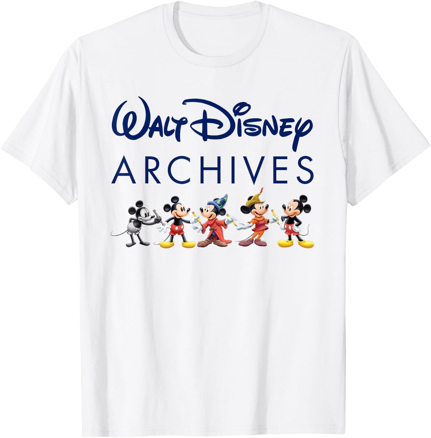 Walt Disney Archives Mickey Mouse T-Shirt - T-Shirt | White