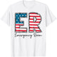 Emergency Room ER Nurse 4th of July Emergency Department T-Shirt - T-Shirt | White