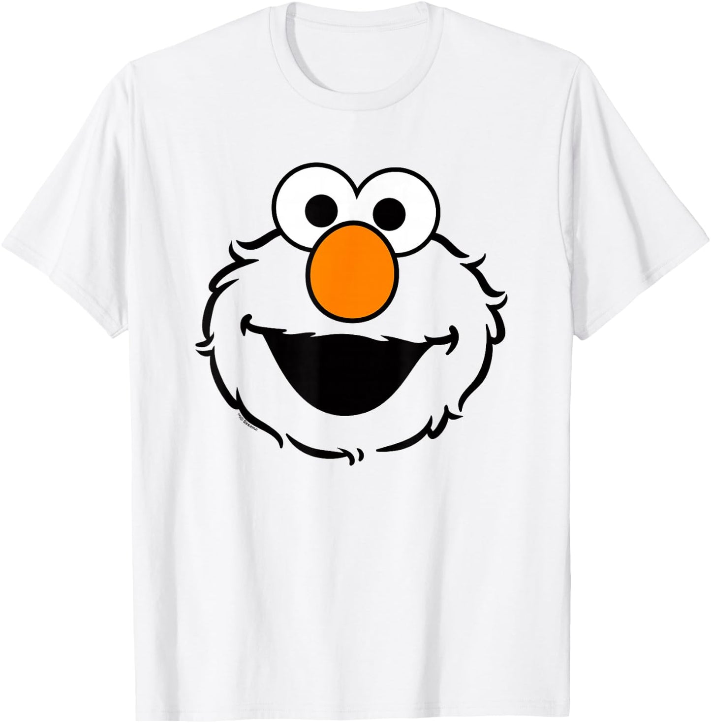 Sesame Street Elmo Full Face Halloween Costume T-Shirt - T-Shirt | White