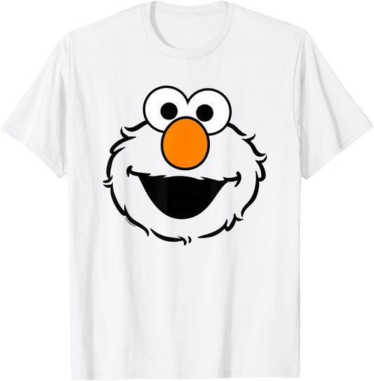 Sesame Street Elmo Full Face Halloween Costume T-Shirt - T-Shirt | White