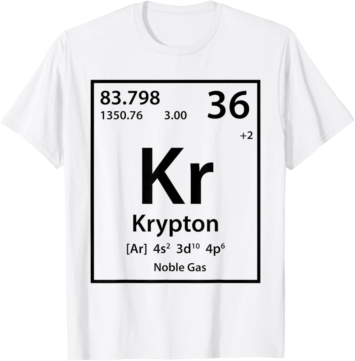 Krypton Element (black) T-Shirt - T-Shirt | White