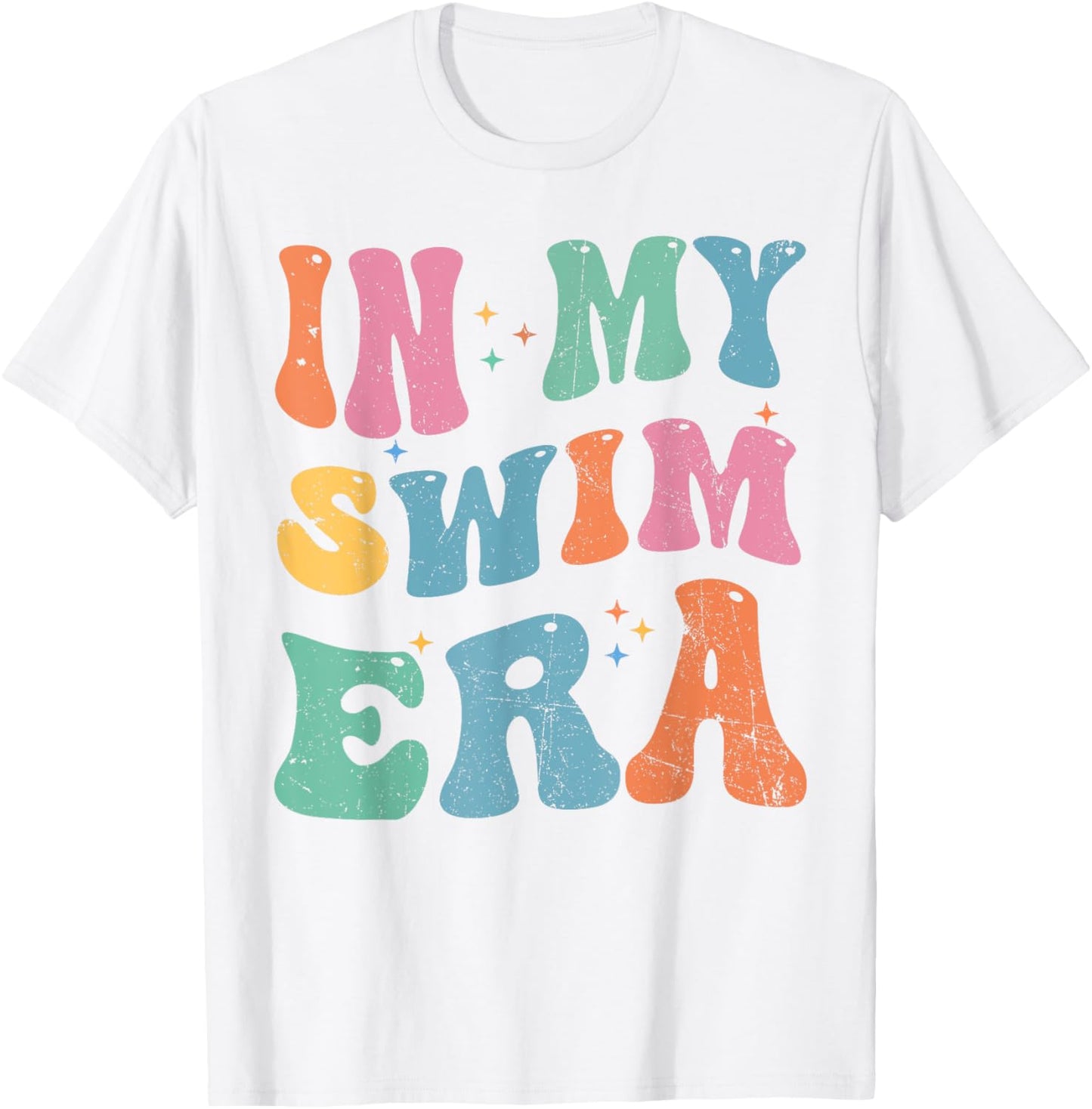 Retro In My Swim Era Swimming Swimmers Women Men Kids T-Shirt - T-Shirt | White