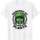 Powered By Plants Vegan Athlete Vegan Gym Vegan Bodybuilding T-Shirt - T-Shirt | White