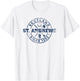 St. Andrews Scotland Golf 1552 Navy Imprint Distressed T-Shirt - T-Shirt | White