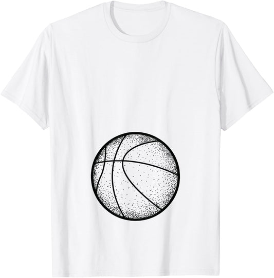 Baby to Be Basketball Baby Pregnancy Announcement Mom to Be T-Shirt - T-Shirt | White