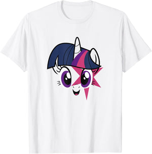 My Little Pony Twilight Sparkle Smiling Face T-Shirt - T-Shirt | White