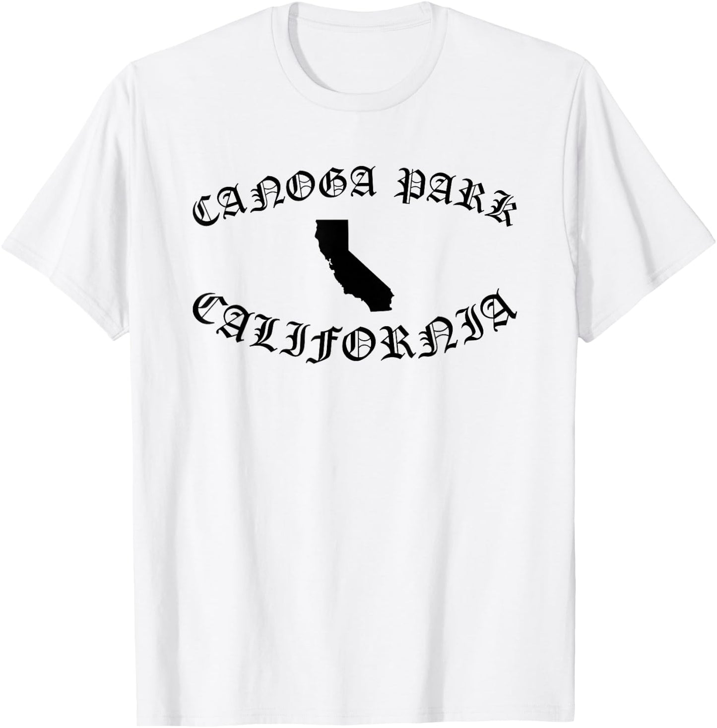 Canoga Park California Bear Retro 818 San Fernando Valley T-Shirt - T-Shirt | White