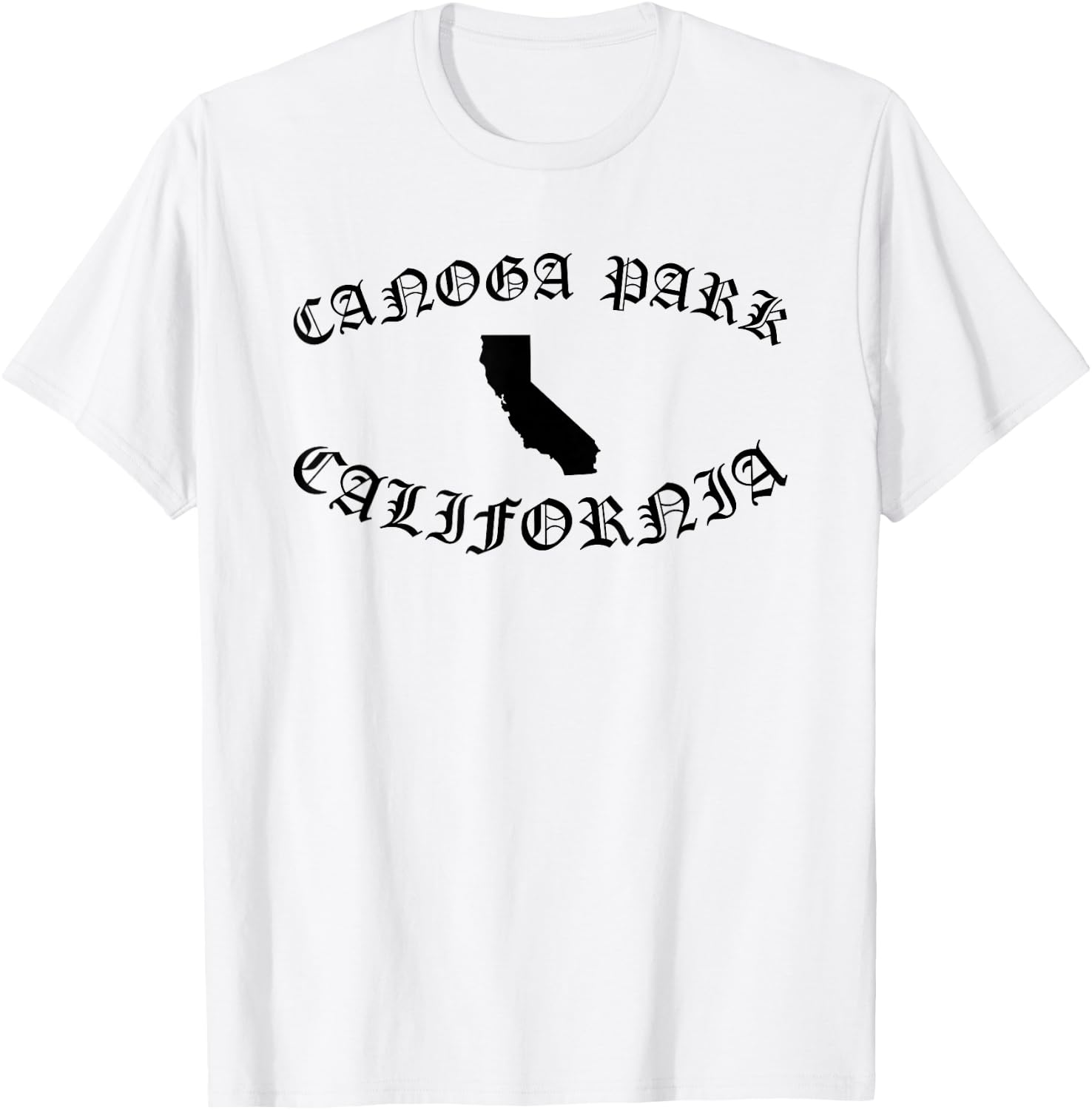 Canoga Park California Bear Retro 818 San Fernando Valley T-Shirt - T-Shirt | White