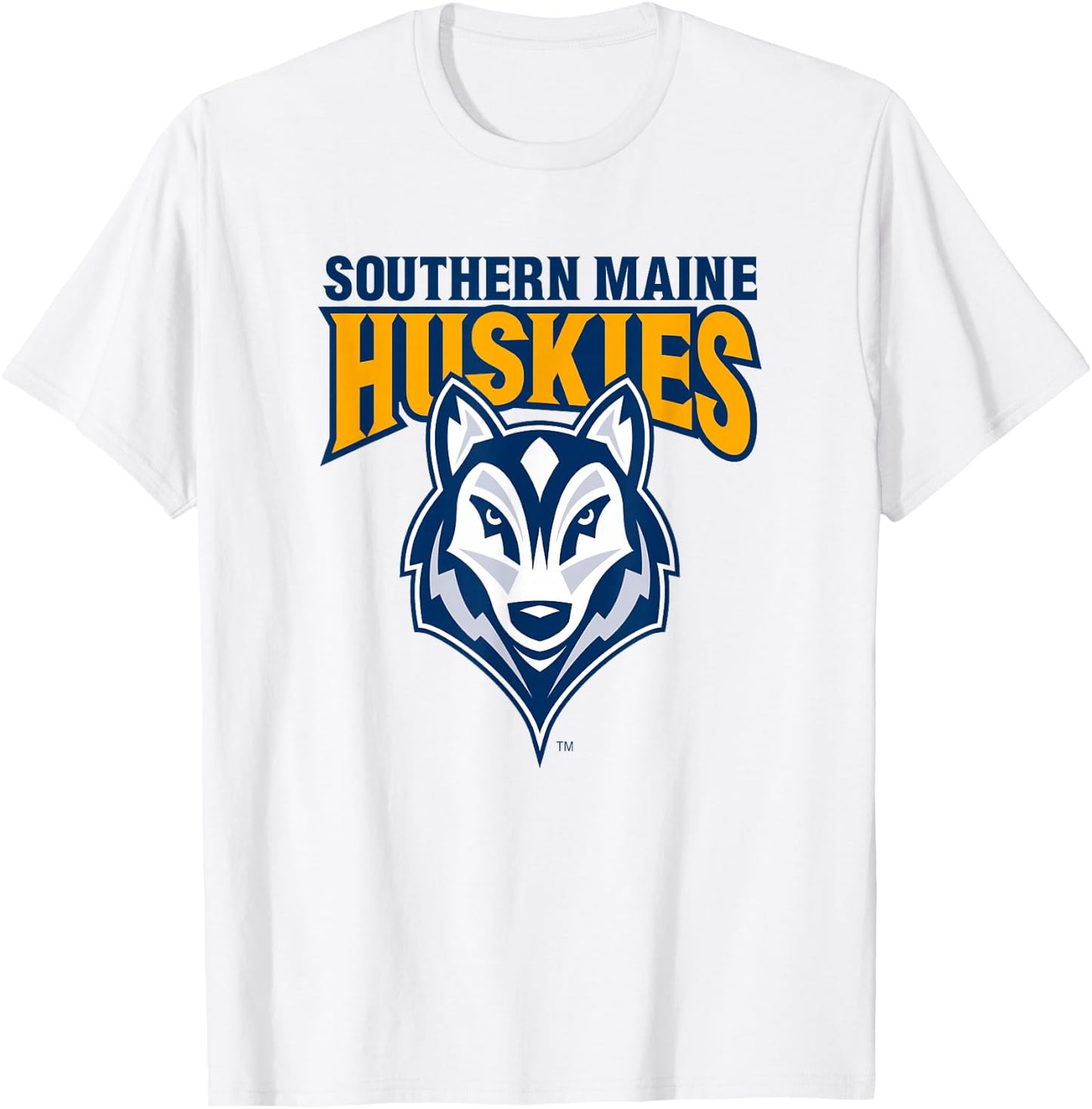 University of Southern Maine USM Huskies T-Shirt - T-Shirt | White