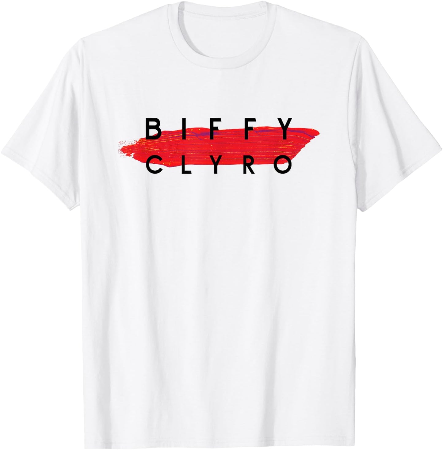 Biffy Clyro Brush Logo T-Shirt - T-Shirt | White