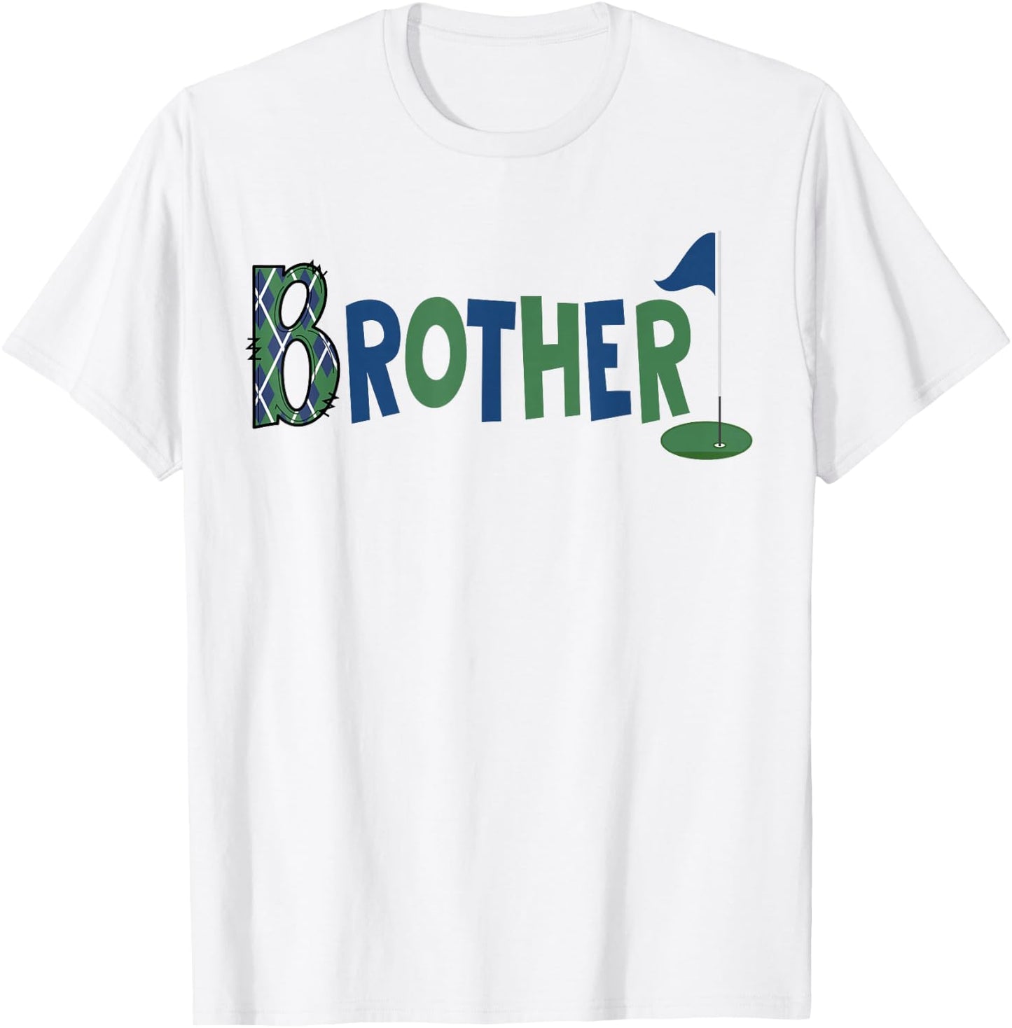 Brother of The Birthday Boy Hole in One Golf Sport Matching T-Shirt - T-Shirt | White