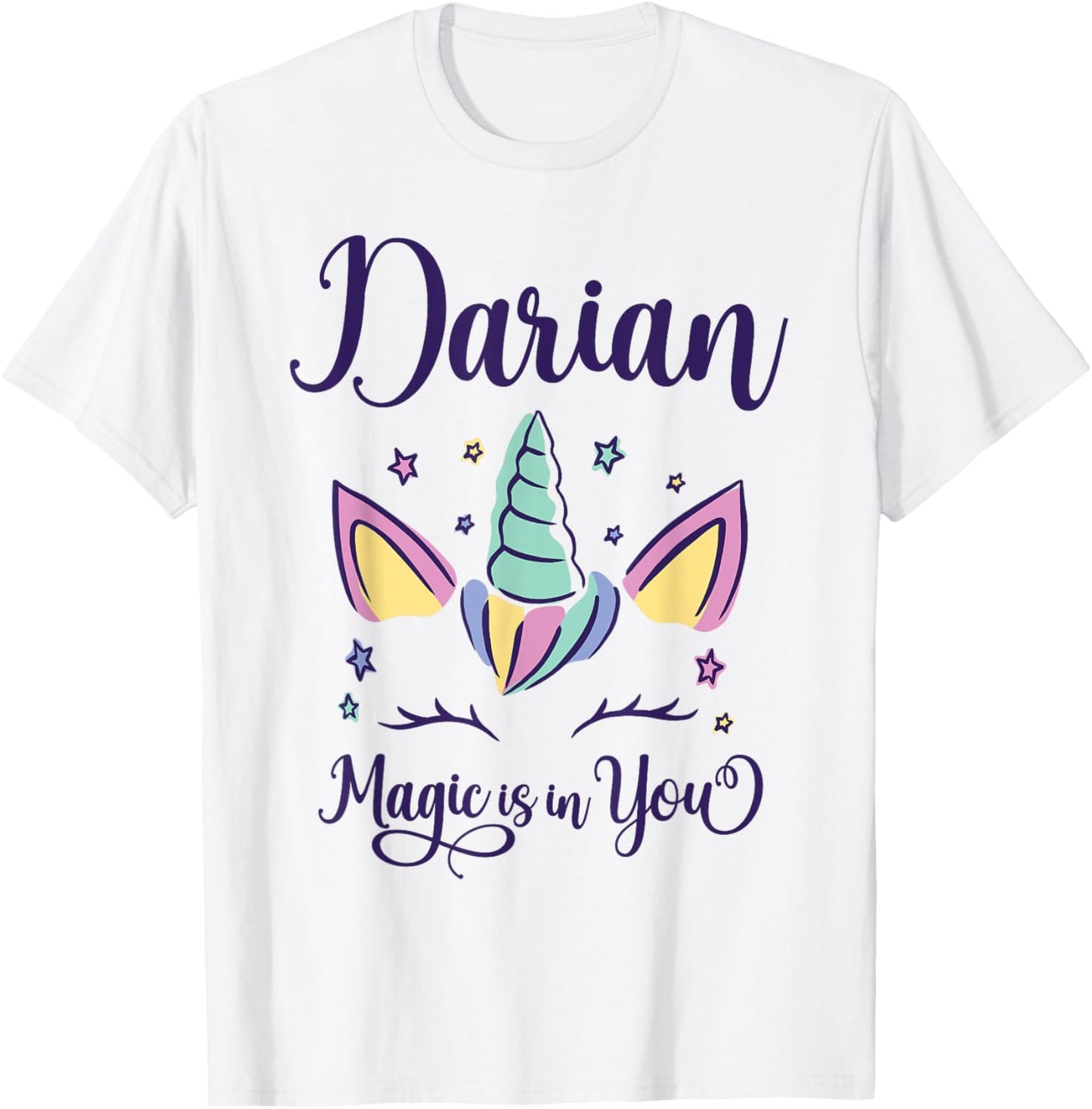 First Name Darian Personalized I Love Darian T-Shirt - T-Shirt | White