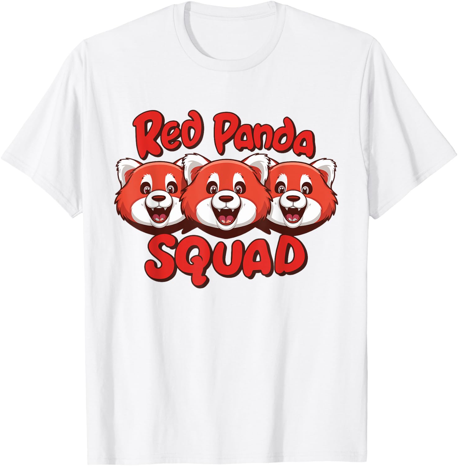 Red Panda Squad Red Panda Lover Shirt Cool Red Panda T-Shirt - T-Shirt | White