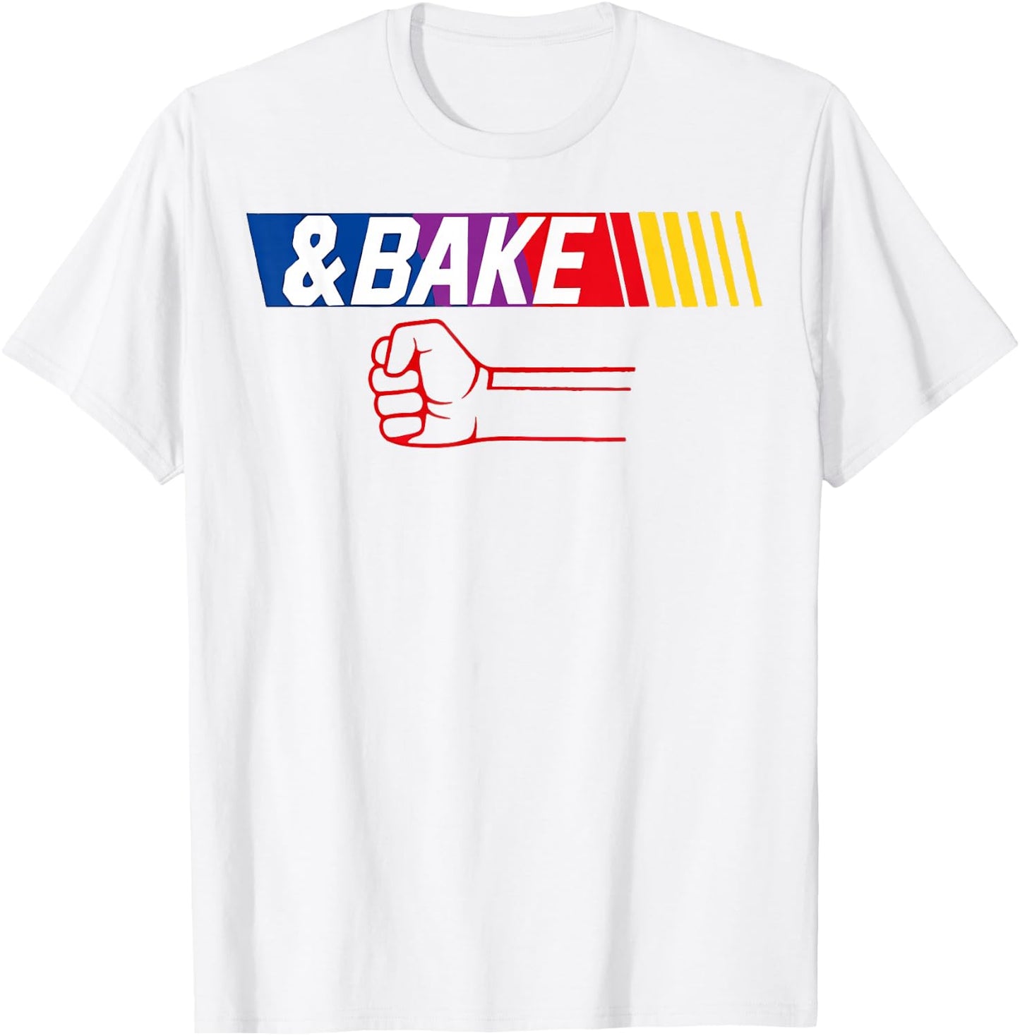 Dad Kid Matching Shake and Bake, Bake T-Shirt - T-Shirt | White