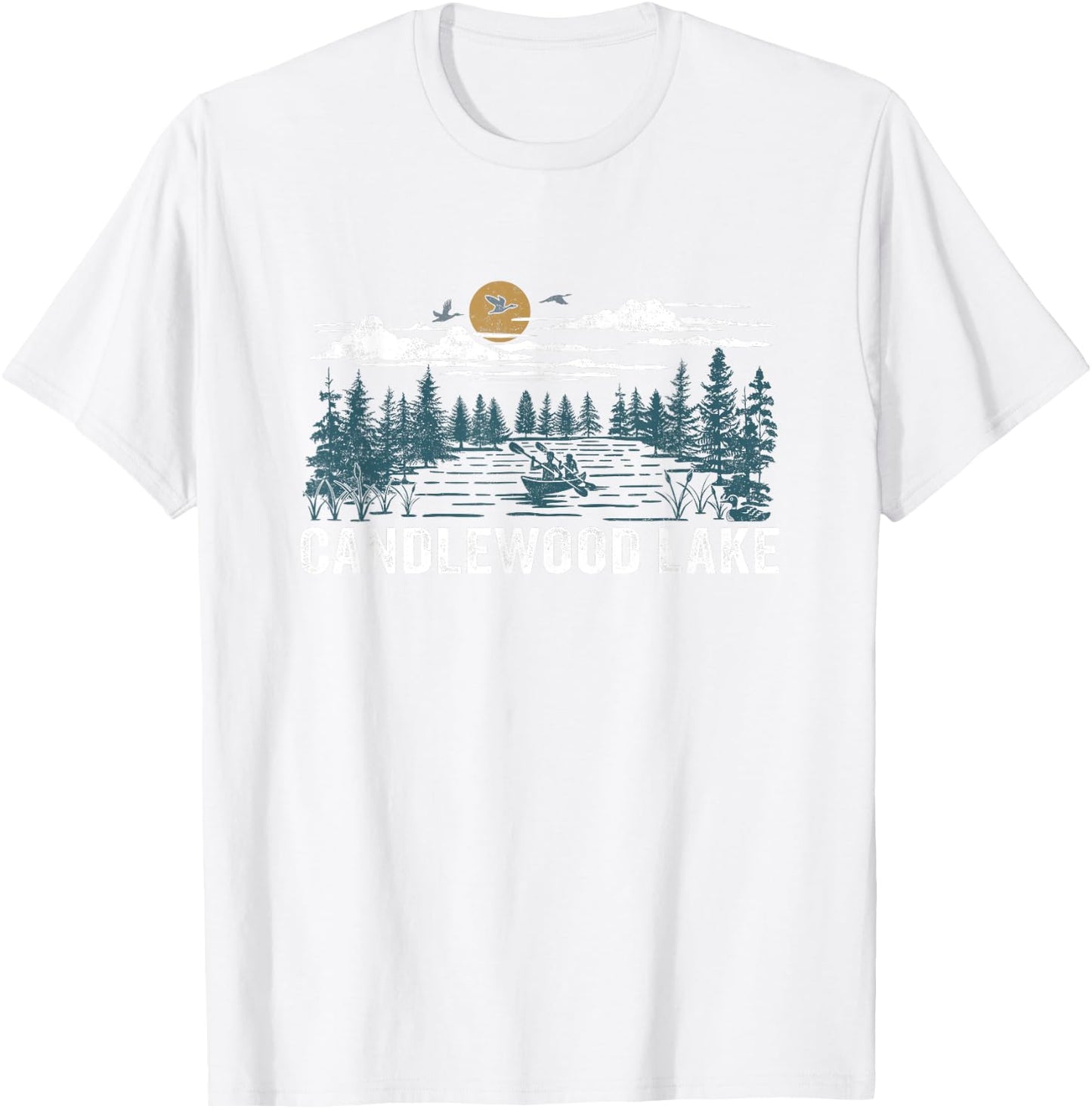 Candlewood Lake Connecticut T-Shirt - T-Shirt | White