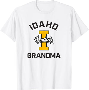 University of Idaho Vandals Arched Grandma T-Shirt - T-Shirt | White