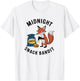 Midnight Snacks Bandit Funny Food Lover Snack Time Product T-Shirt - T-Shirt | White