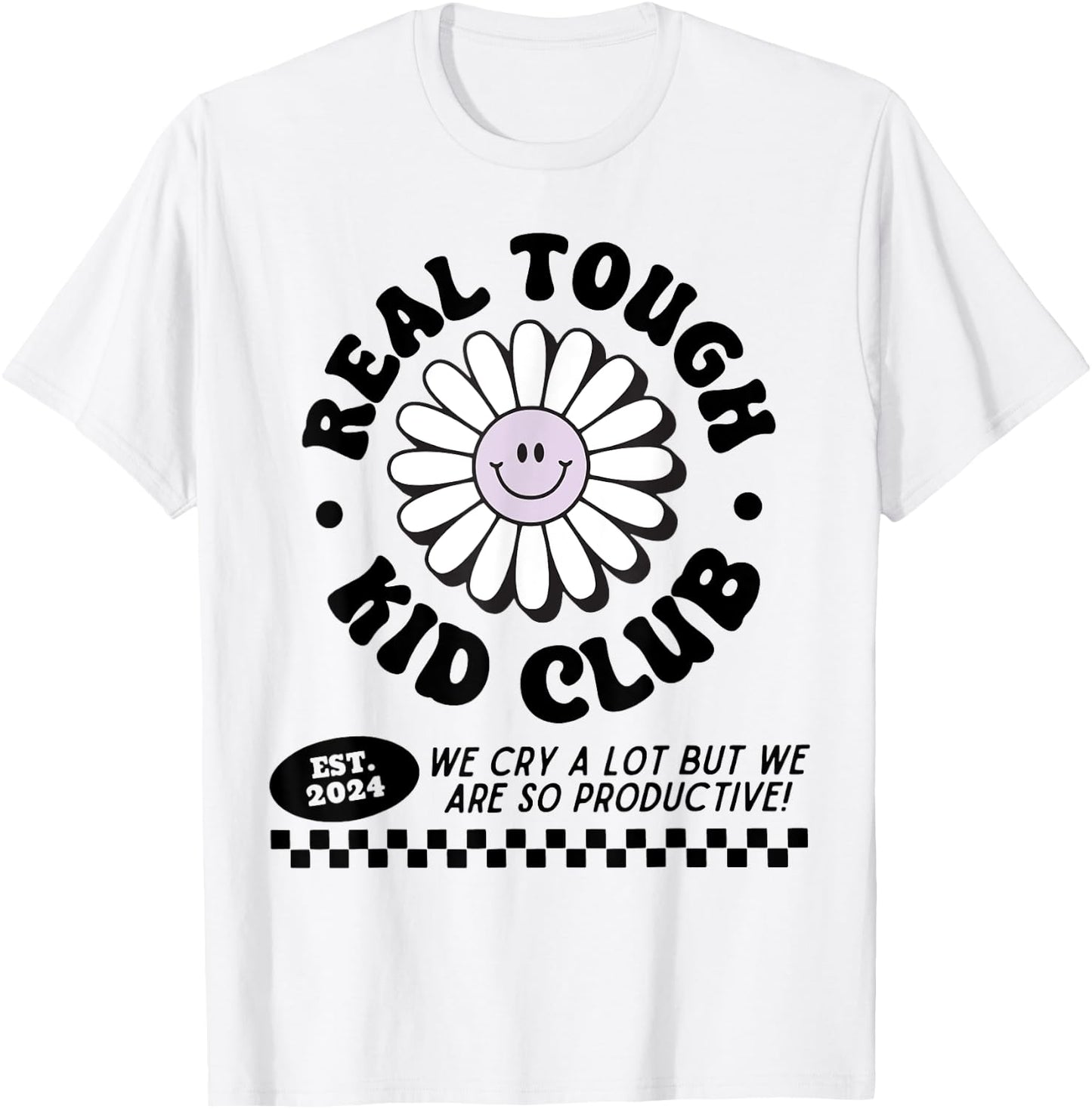 Real Tough Kid Club T-Shirt - T-Shirt | White