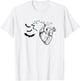 Cool Anatomical Heart With Bats Halloween Cardiac Anatomy T-Shirt - T-Shirt | White