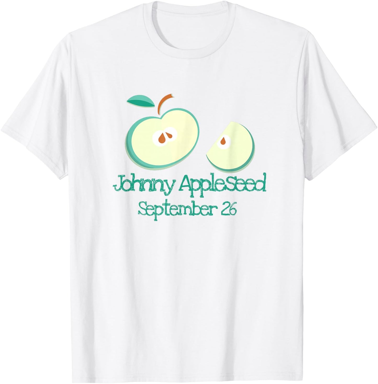 Johnny Appleseed Teacher Elementary Pre School Kids Teachers T-Shirt - T-Shirt | White