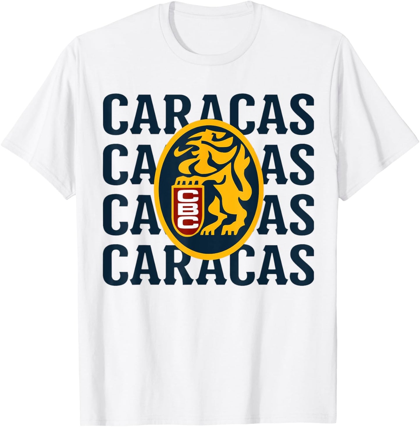 El Emblema de los Leones del Caracas: Orgullo Caraquista T-Shirt - T-Shirt | White