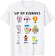 SLP Toy Essentials Speech Language Therapy T-Shirt - T-Shirt | White