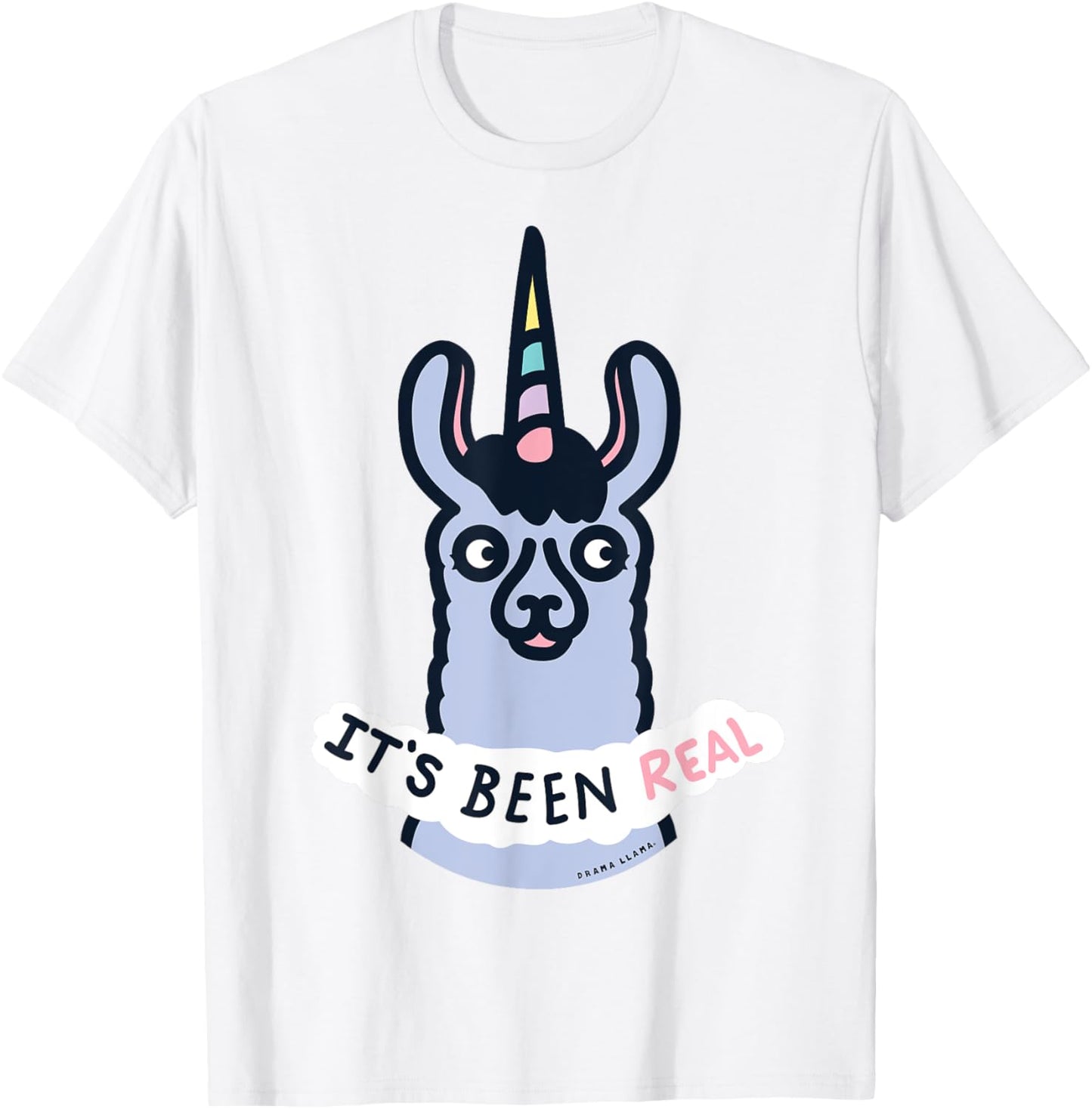 It's Been Real Llamacorn Unicorn Last Day of Work Shirt T-Shirt - T-Shirt | White