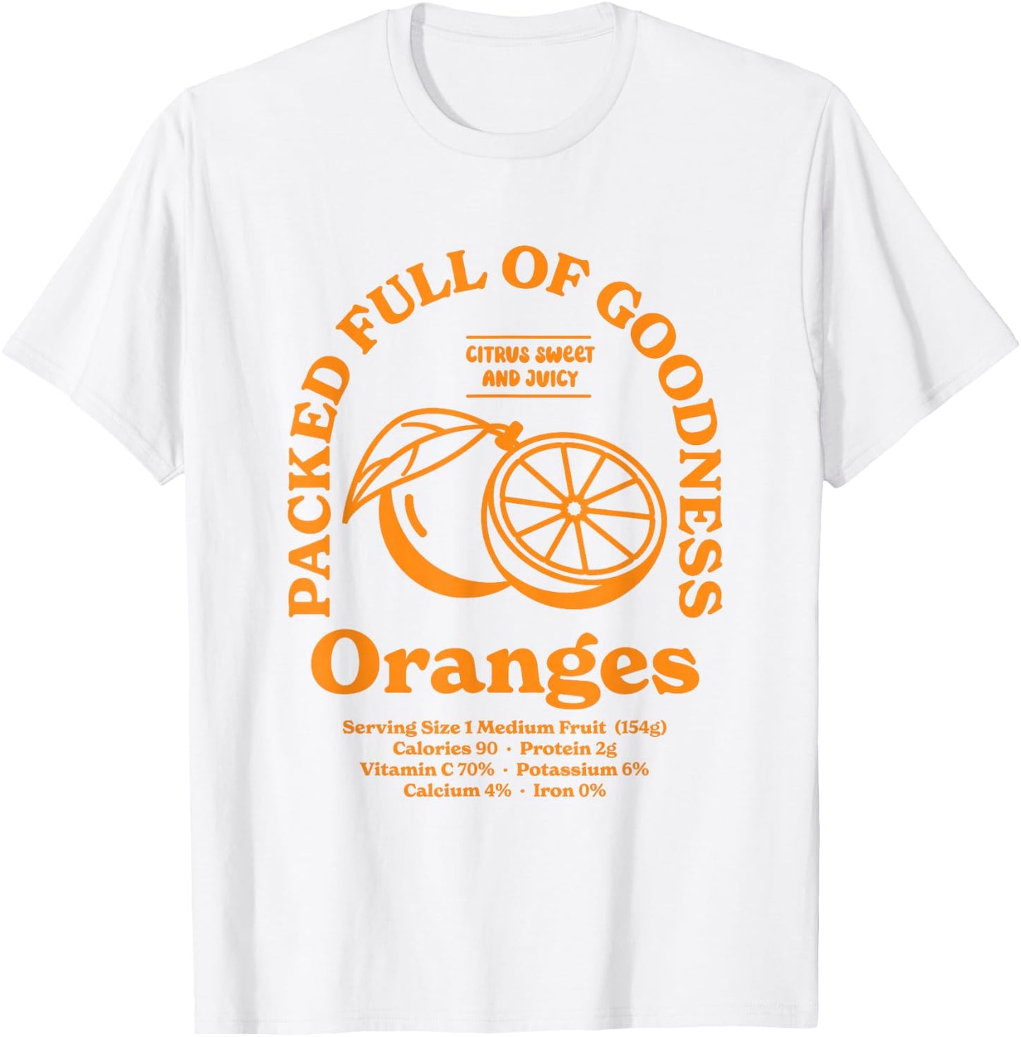 Oranges T-Shirt - T-Shirt | White