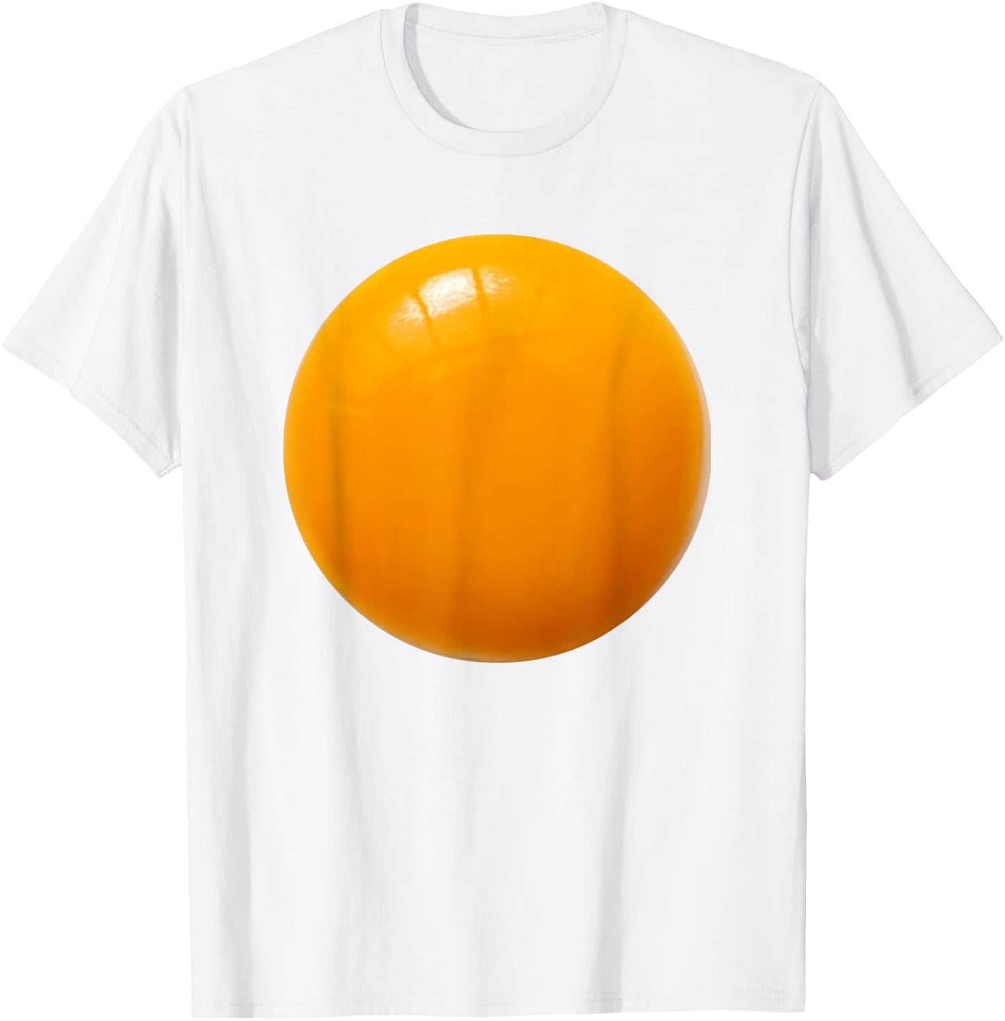 Deviled egg yolk easy lazy DIY costume for halloween party T-Shirt - T-Shirt | White