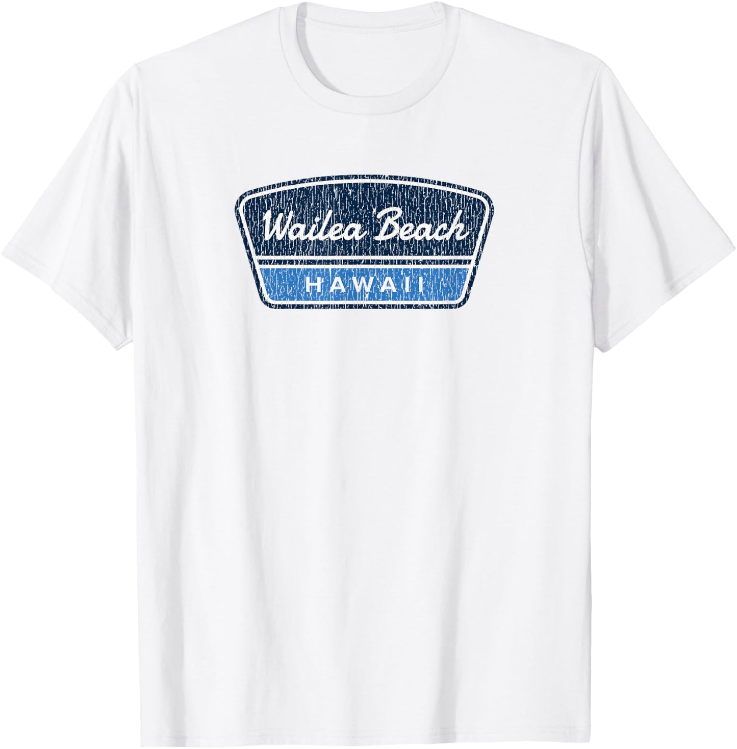 Retro Wailea Beach Hawaii Maui Vintage Souvenir T-Shirt - T-Shirt | White