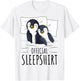 Sleeping Penguin Lover Napping Official Sleepshirt T-Shirt - T-Shirt | White