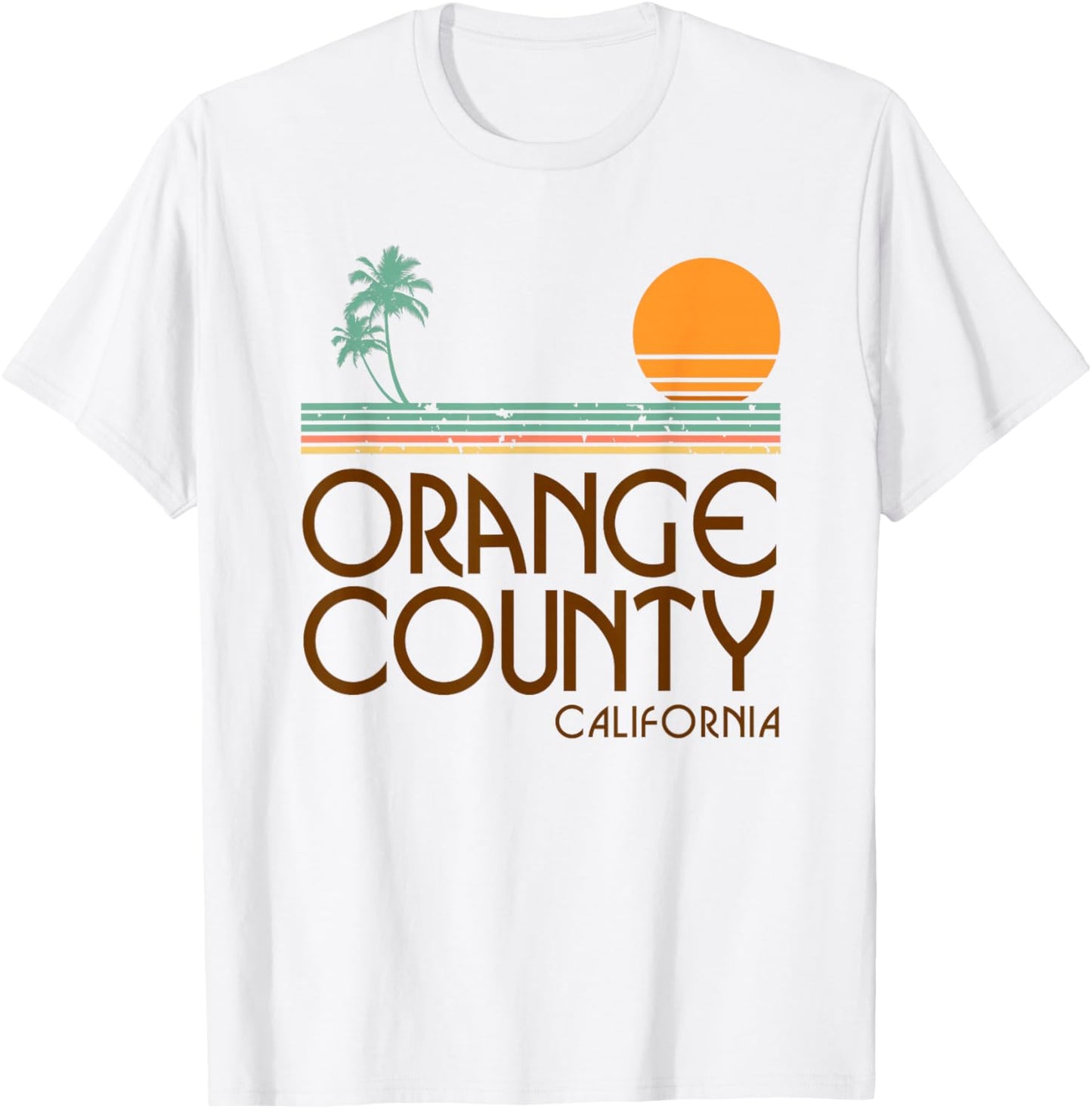 Orange County California T Shirt T-Shirt - T-Shirt | White