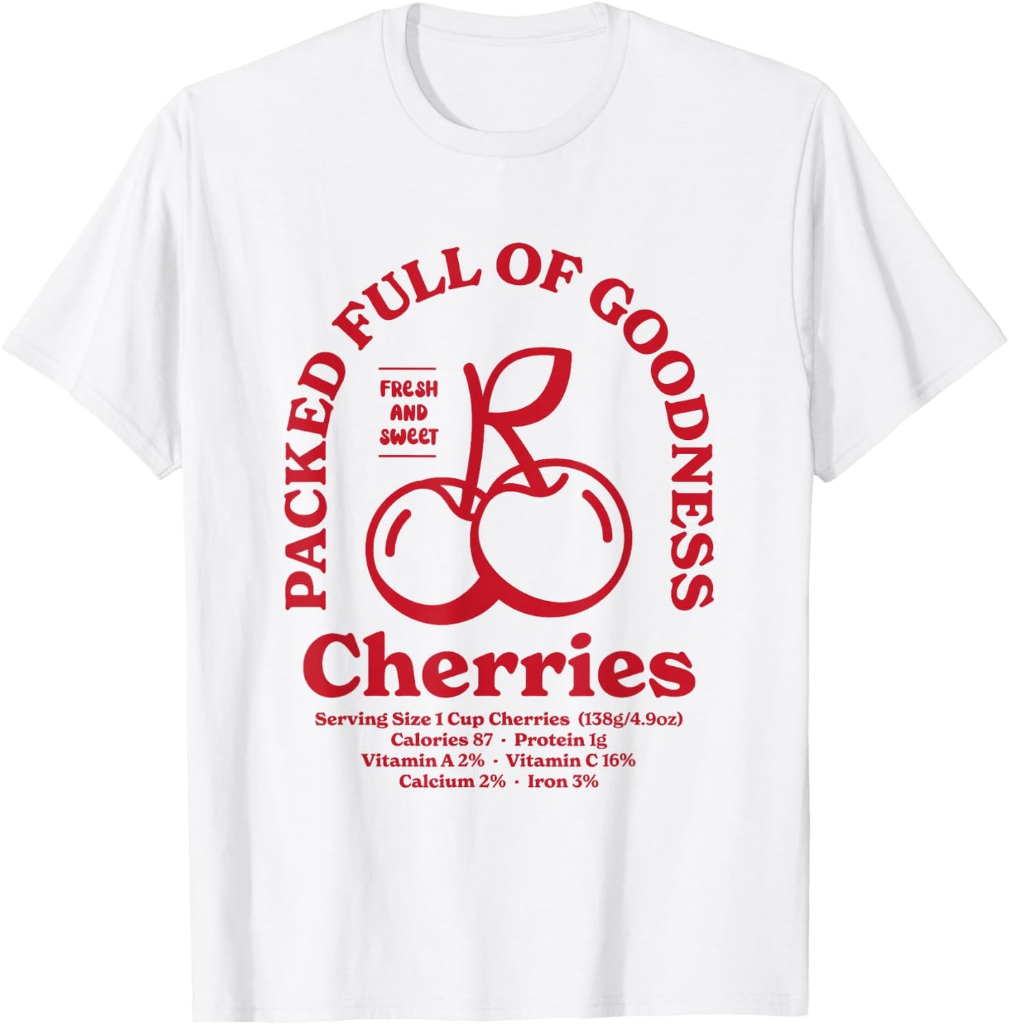 Cherries T-Shirt - T-Shirt | White