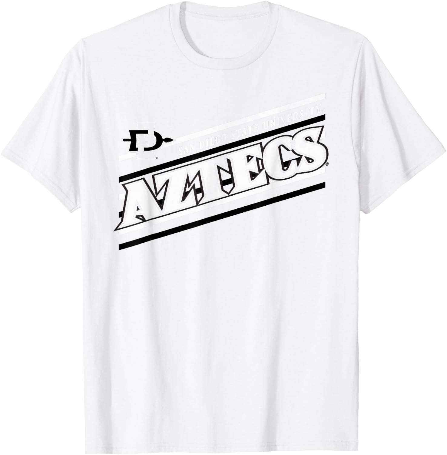 San Diego State Aztecs Retro Performer Red T-Shirt - T-Shirt | White