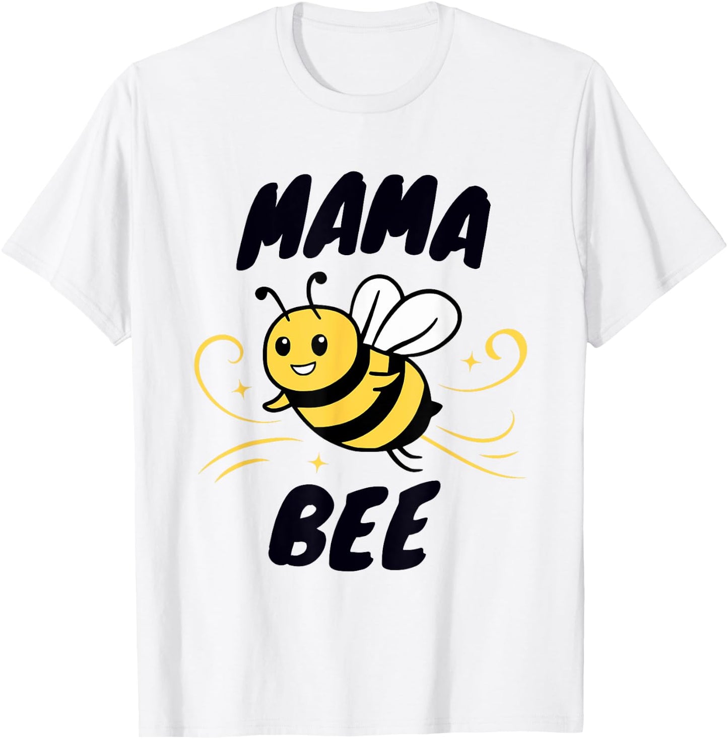 Family Bee Shirts Mom Mama Bee Themed Birthday Party T-Shirt - T-Shirt | White